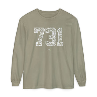 731 White Leopard Long-Sleeve T-Shirt-Long-sleeve-Tucked &amp; Threaded