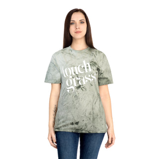 Touch Grass Outdoorsy Graphic Tee | Comfort Colors® Women's T-Shirt - Tucked & Threaded