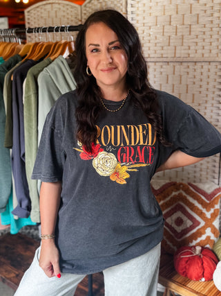Grounded in Grace Black Vintage Tee