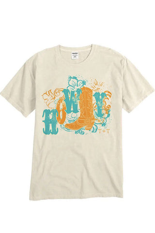 Howdy Ivory Tee