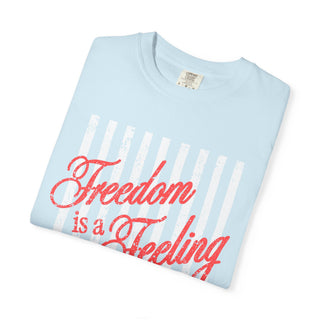 Freedom is a Feeling Chambray Unisex Tee - Tucked & Threaded