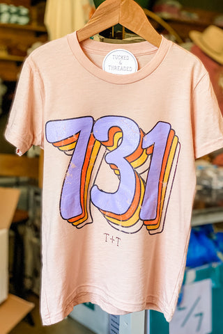 731 Vintage Blush Child Tee