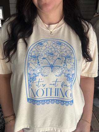 It's Not for Nothing Boxy Tee - Tucked & Threaded