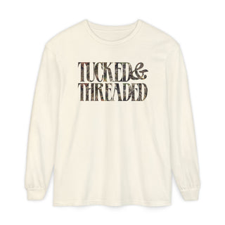 Tucked & Threaded Unisex Long-Sleeve Tee