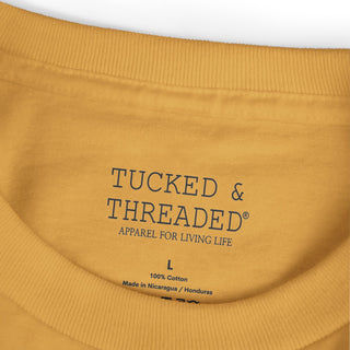 Tucked & Threaded Camo Midweight Faded Tee