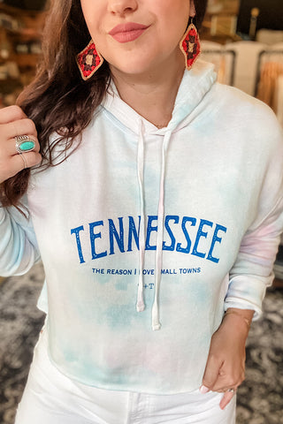 Tennessee Cropped Hooded Sweatshirt