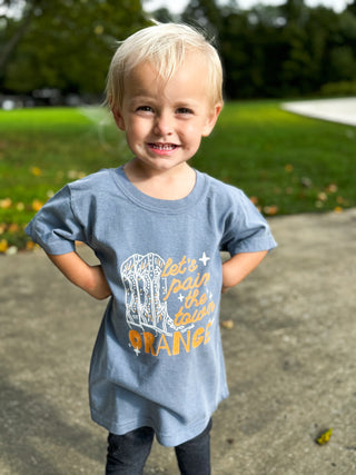 Paint the Town Orange Charcoal Toddler Tee
