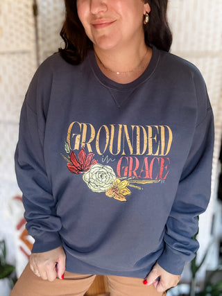 Grounded in Grace Unisex Sweatshirt-Sweatshirt-Tucked &amp; Threaded
