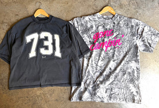 Gone Campin' Grey Camouflage Unisex Tee - Tucked & Threaded