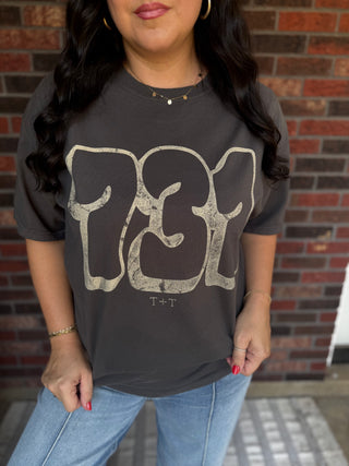 731 Bubble Charcoal Unisex Tee