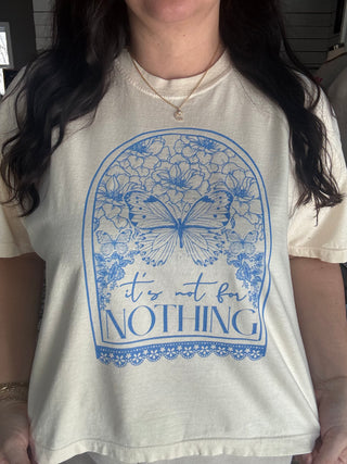 It's Not for Nothing Boxy Tee - Tucked & Threaded
