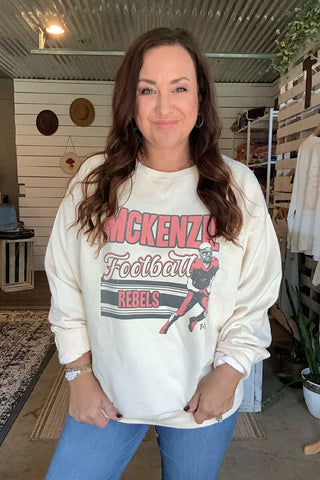 McKenzie Rebels Football Unisex Sweatshirt