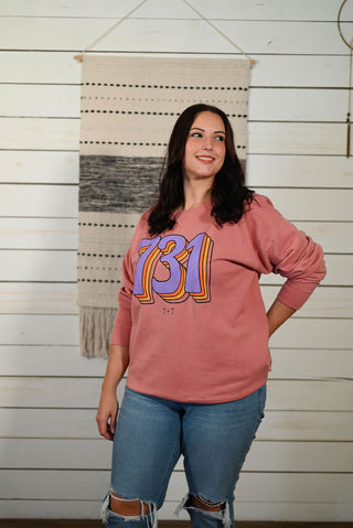 731 Vintage Mauve Sweatshirt