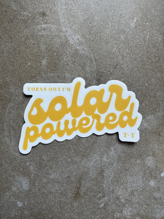 Solar Powered Sticker