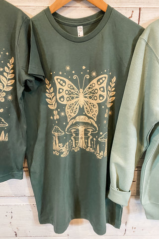 Butterfly Mushroom Seafoam Sweatshirt