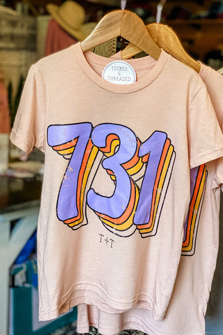 731 Vintage Blush Child Tee