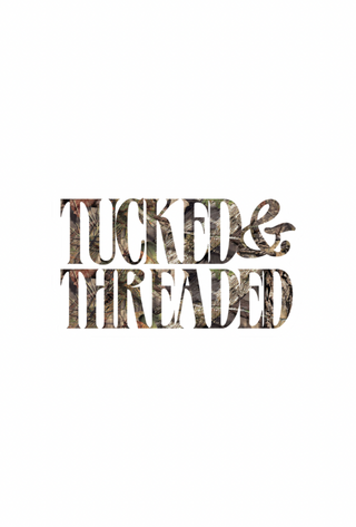 Tucked & Threaded Camo Sticker