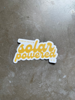 Solar Powered Sticker