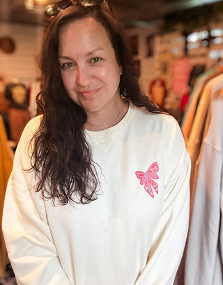 All American Ivory Unisex Sweatshirt - Tucked & Threaded