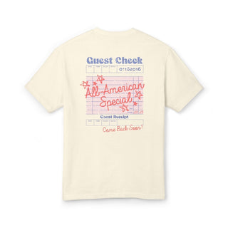 All American Midweight Faded Cream Tee - Tucked & Threaded