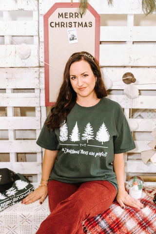 All Christmas Trees are Perfect Pine Tee - Tucked & Threaded