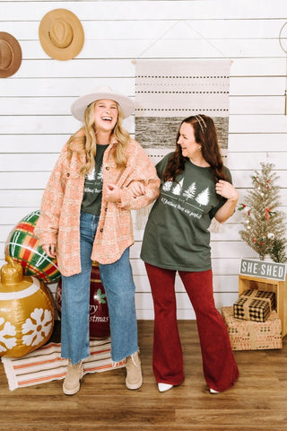 All Christmas Trees are Perfect Pine Tee - Tucked & Threaded