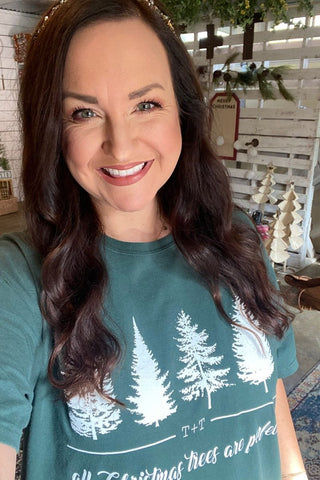 All Christmas Trees are Perfect Pine Tee - Tucked & Threaded