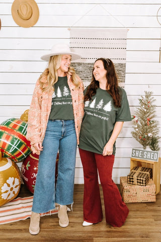 All Christmas Trees are Perfect Pine Tee - Tucked & Threaded