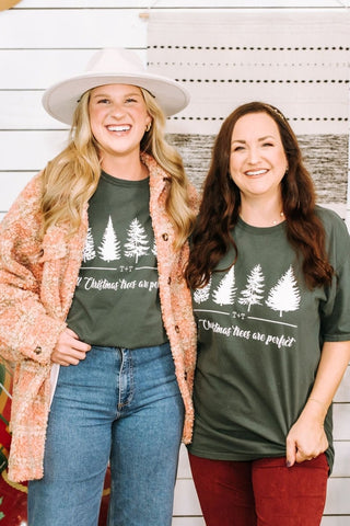 All Christmas Trees are Perfect Pine Tee - Tucked & Threaded
