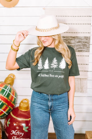 All Christmas Trees are Perfect Pine Tee - Tucked & Threaded