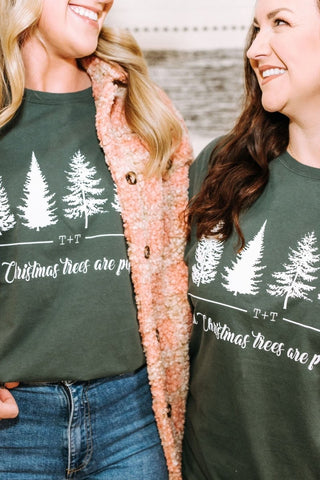 All Christmas Trees are Perfect Pine Tee - Tucked & Threaded