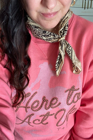 Bandana + Wooden Ring - Tucked & Threaded