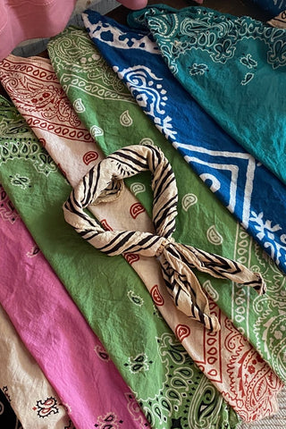 Bandana + Wooden Ring - Tucked & Threaded