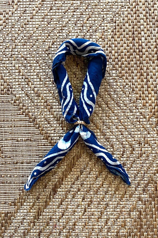 Bandana + Wooden Ring - Tucked & Threaded