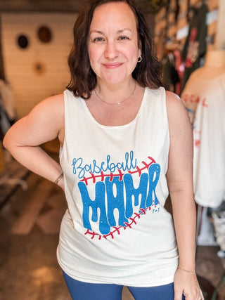 Baseball Mama Unisex Tank - Tucked & Threaded