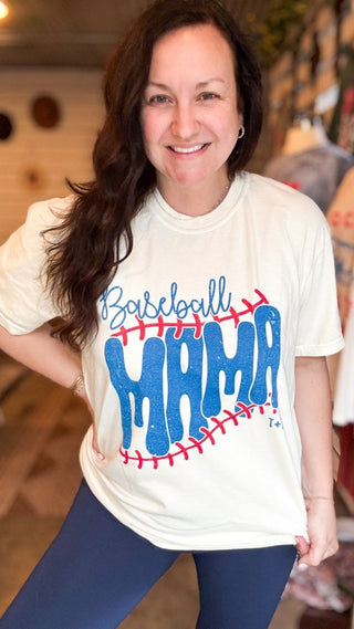 Baseball Mama Unisex Tee - Tucked & Threaded