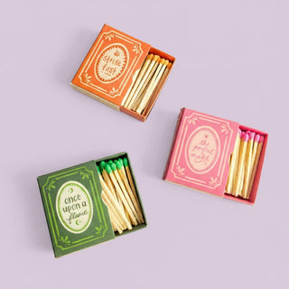 Book Themed Matchboxes: Strike First - Tucked & Threaded