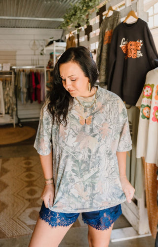 Butterfly Camouflage Unisex Tee - Tucked & Threaded
