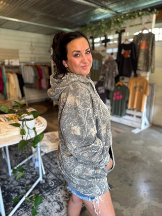 Camo Game Day Graphic Hoodie | Local Bleacher Club - Tucked & Threaded