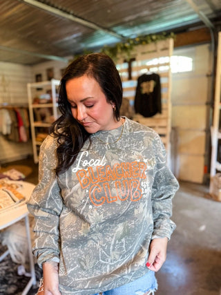 Camo Game Day Graphic Sweatshirt | Local Bleacher Club - Tucked & Threaded