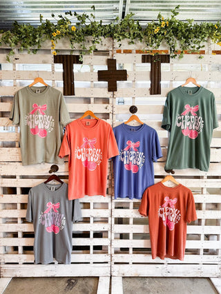 Cherry On Top Unisex Tee - Tucked & Threaded