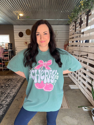 Cherry On Top Unisex Tee - Tucked & Threaded