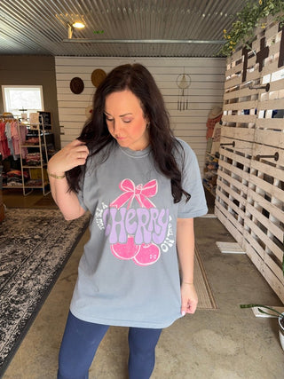 Cherry On Top Unisex Tee - Tucked & Threaded
