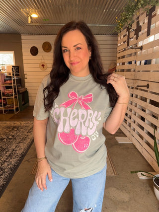 Cherry On Top Unisex Tee - Tucked & Threaded