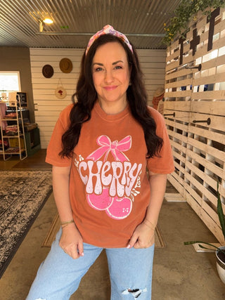 Cherry On Top Unisex Tee - Tucked & Threaded