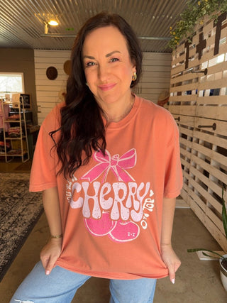 Cherry On Top Unisex Tee - Tucked & Threaded