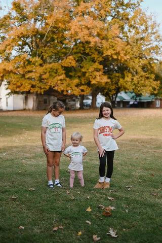 Christmas Vibes Ivory Youth Tee - Tucked & Threaded