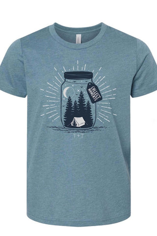 Collect Moments Heather Slate Child Tee - Tucked & Threaded