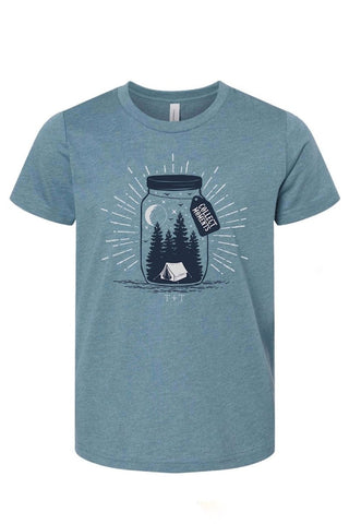 Collect Moments Heather Slate Child Tee - Tucked & Threaded