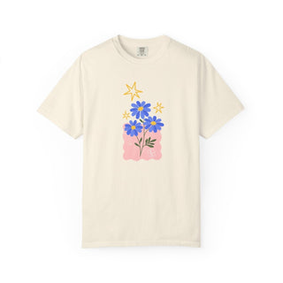 Daydream Floral Ivory or Orchid Unisex Tee - Tucked & Threaded